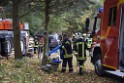 Einsatz BF Koeln PKW im See Koeln Esch P187